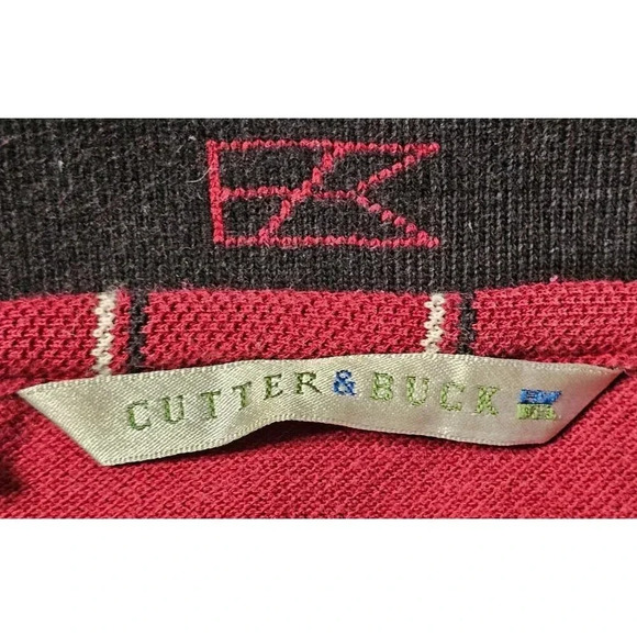 Mens Cutter & Buck Polo Embroidered FSU Logo Garnet XXL Florida State Football - Picture 5 of 7